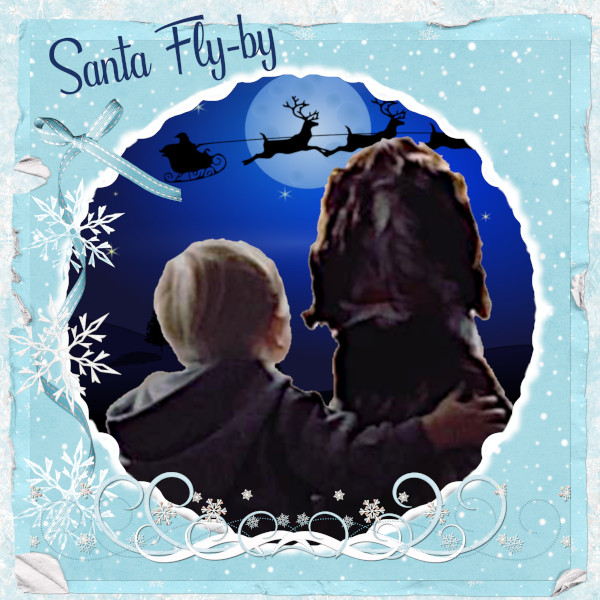 Santa Fly-by