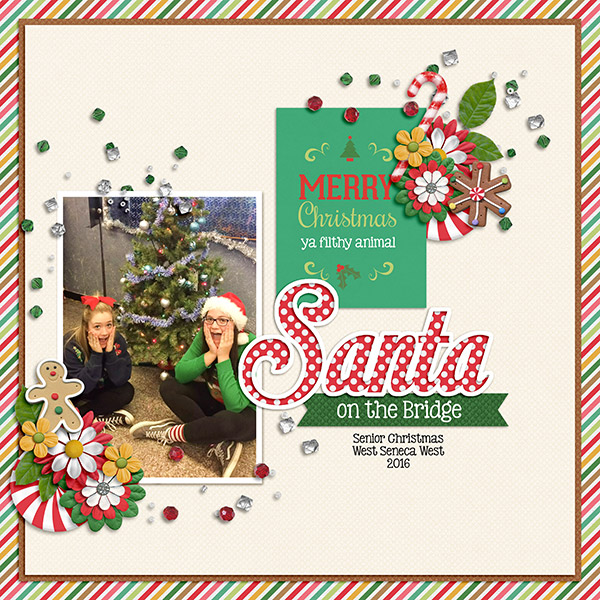 Santa On The Bridge