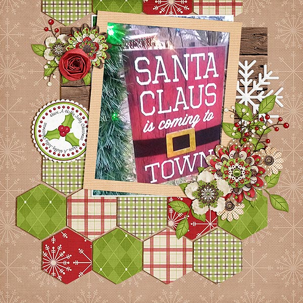 Santa sign