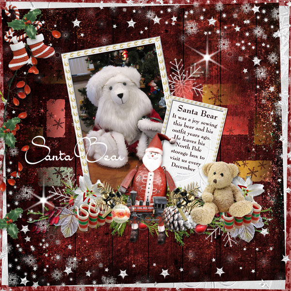 Santa Teddy Bear