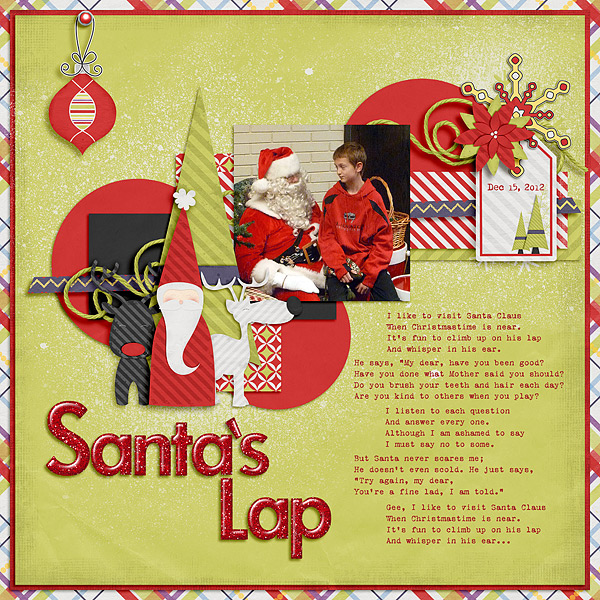 Santa's lap