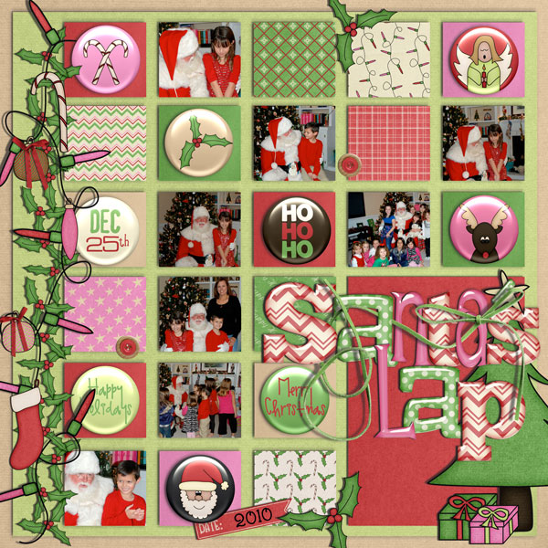 santa's lap
