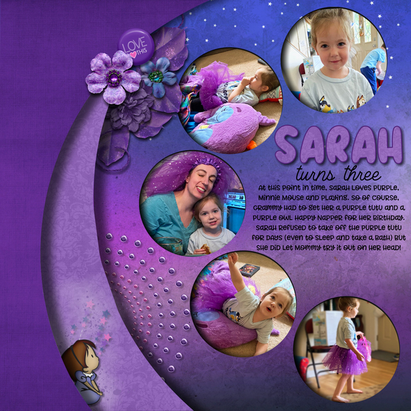 Sarah turns Three