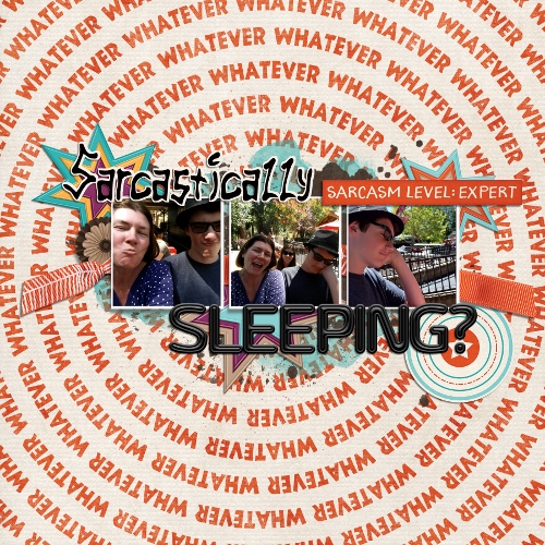 Sarcastically Sleeping?