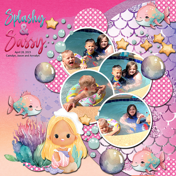 Sassy splashing