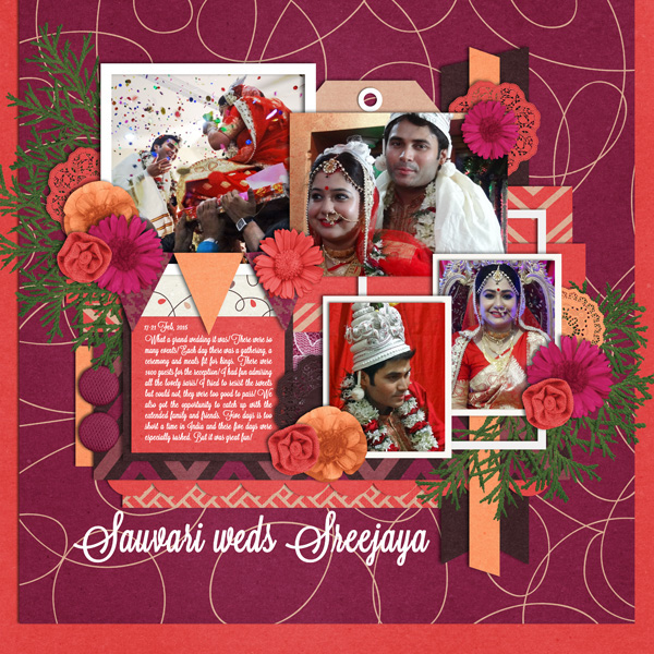 Sauvari weds Sreejaya
