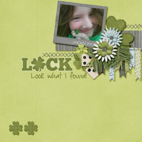 Savannah Finds a Four Left Clover