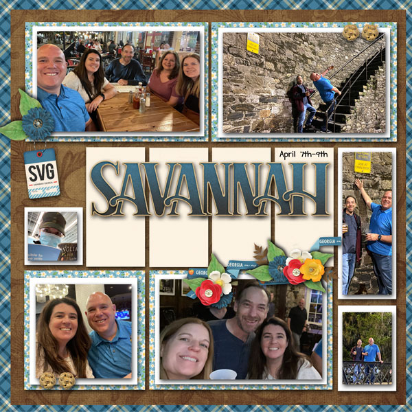 Savannah-January 2023 Template Challenge Scrapbookcrazy Creations