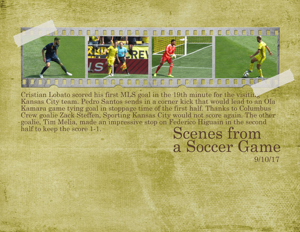 Scenes from a Soccer Game