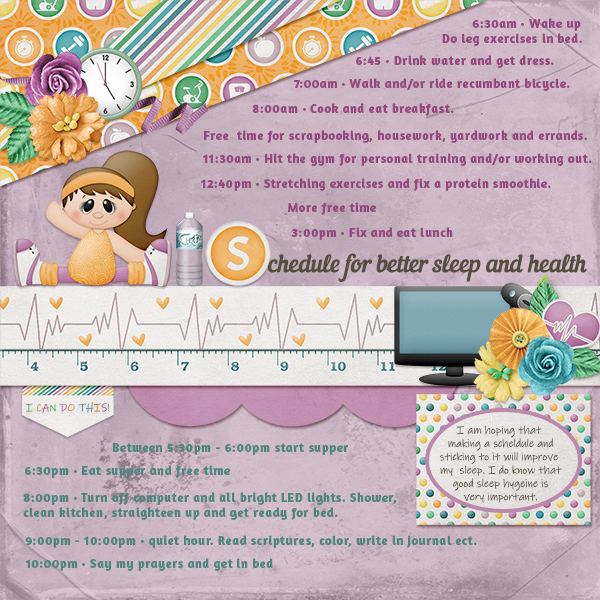 Scheldule for better sleep