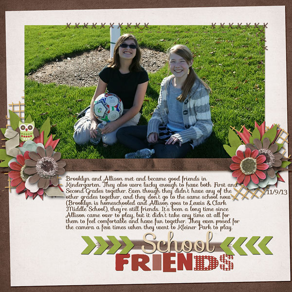 School Friends - Left Side