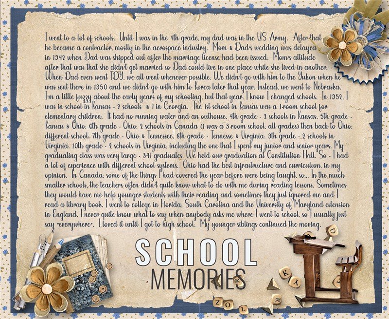 School memories