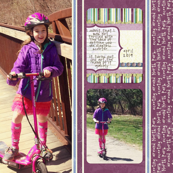 scooter at the park