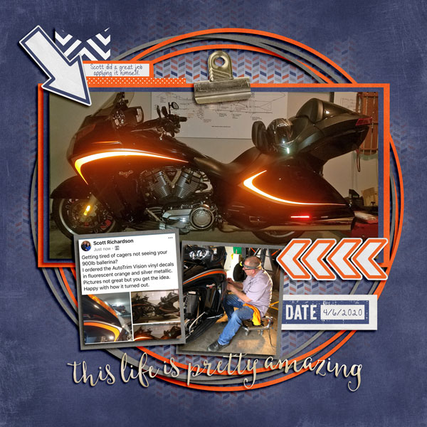 Scott applied reflective decals 4.6.20