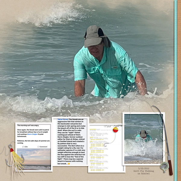 Scott fly fishing in Sanibel 5.25.2022