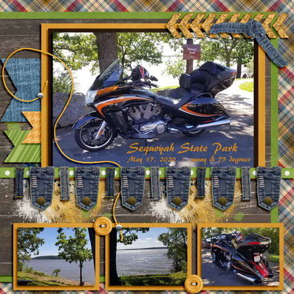 Scott riding motorcycle Sequoyah State Park 5.17.20