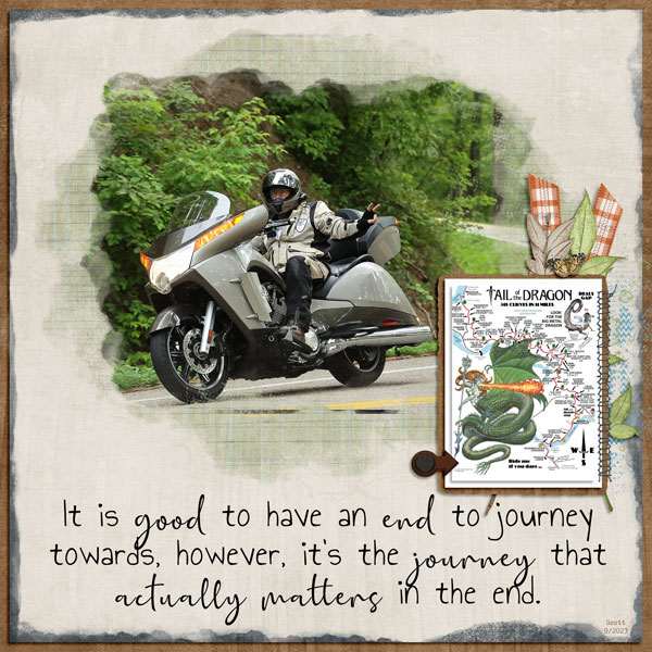 Scott rode 'Tail of the Dragon' - Sept 2023