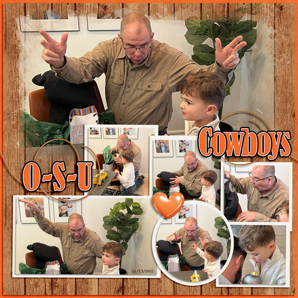 Scott's Birthday - Teaching Jax on O-S-U Cowboys 11.13.2022