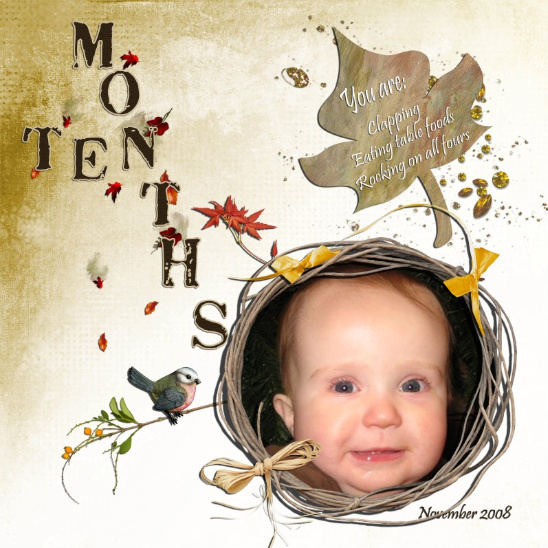 Scout's 10 month page