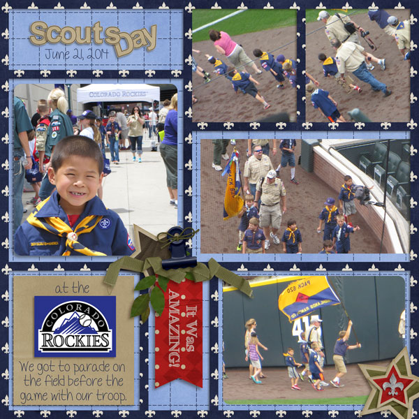 Scouts Day at the Rockies