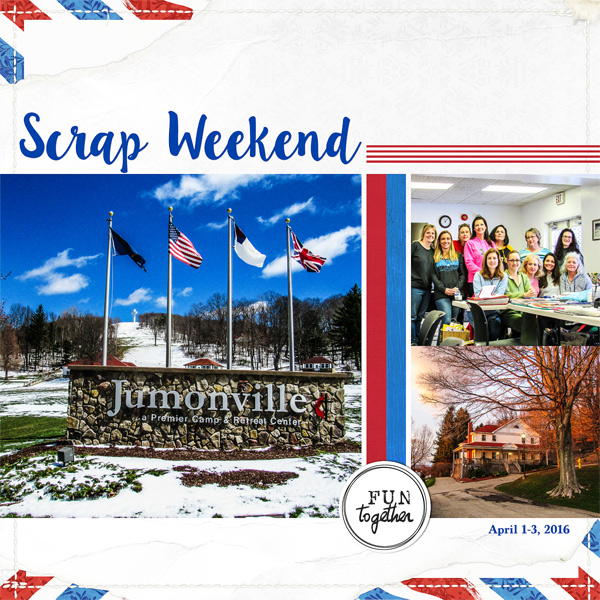 Scrap Weekend - left side