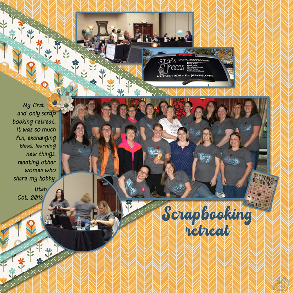 Scrapbook retreat 2013
