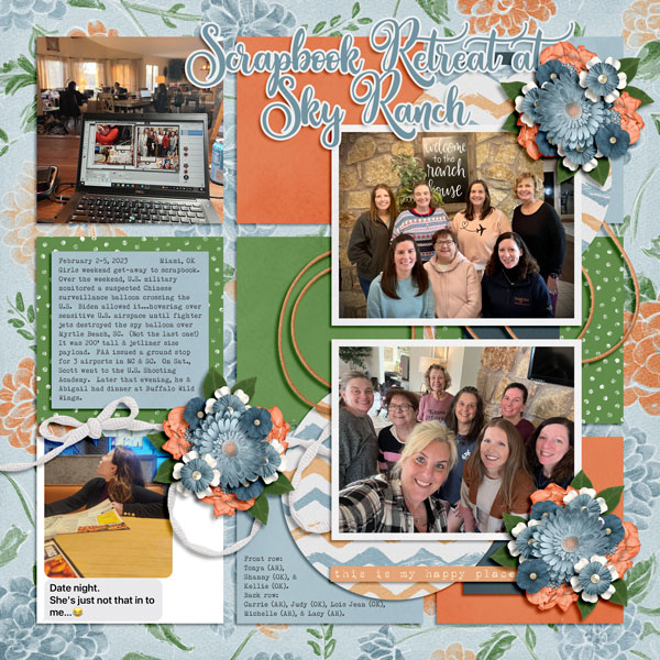 Scrapbook Retreat at Sky Ranch 2.02.2023