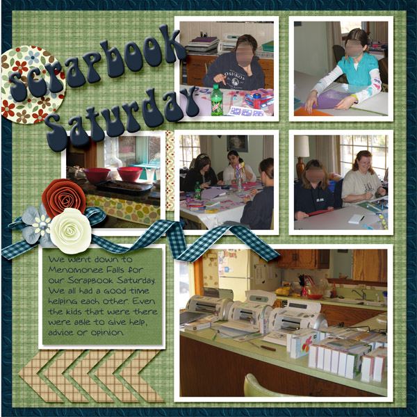 Scrapbook Saturday Left