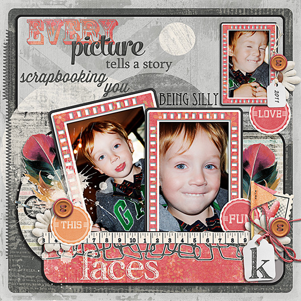 Scrapbooking you being silly