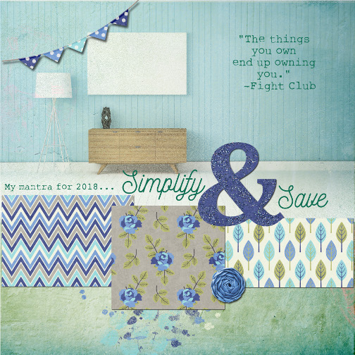 Scraplift Challenge Jan 2018 - My Mantra