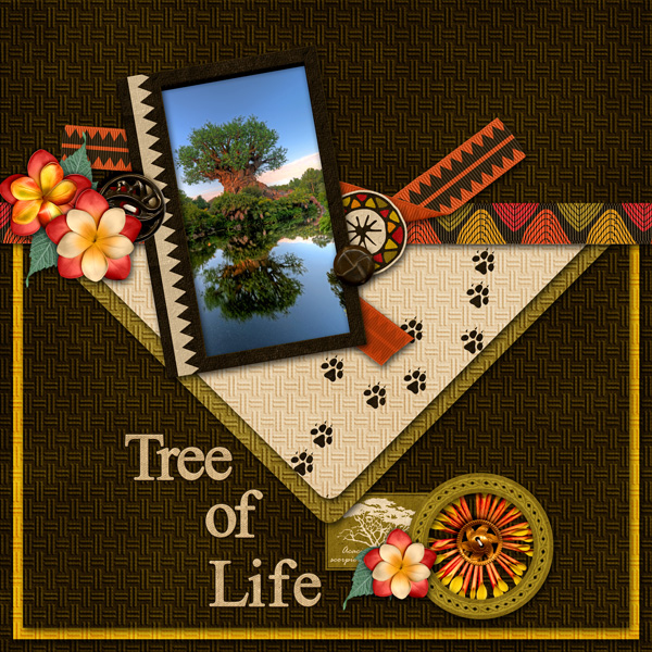 Scraplift Challenge: Sept  "Tree of Life"