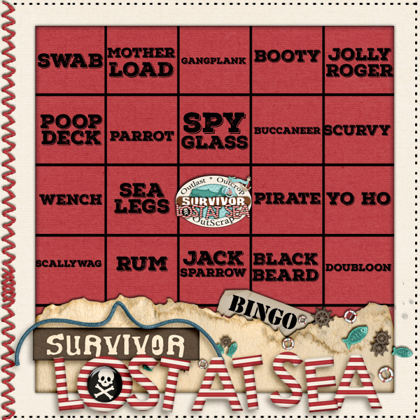 Scrapping Survivor Bingo