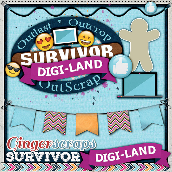 Scrapping Survivor {Digi-Land}