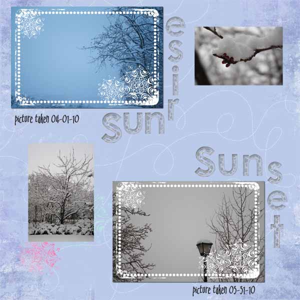 Scrapping Survivor- Sunrise, Sunset