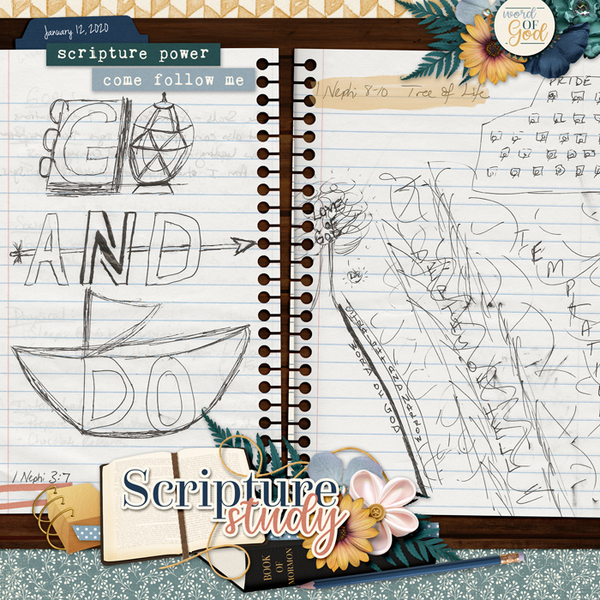 Scripture Study Doodle