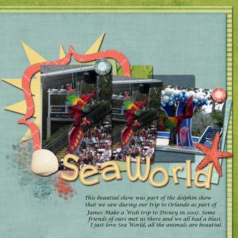 Sea World - Sept Color Challenge