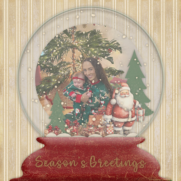 Seasons Greetings Temp #8 + Vintage Christmas -The Cherry On Top