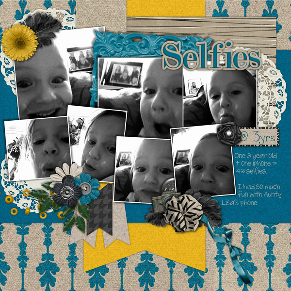 selfies @ 3yrs