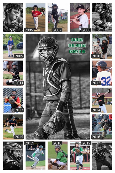 Senior Baseball Collage