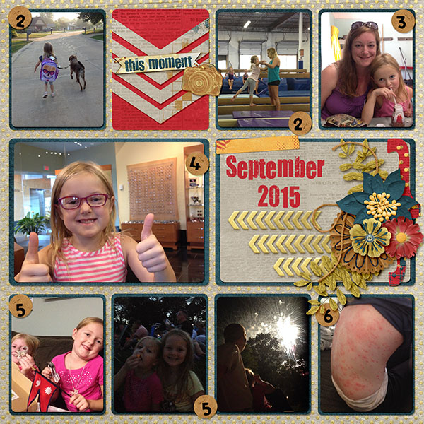 sept 2015 project life page 1