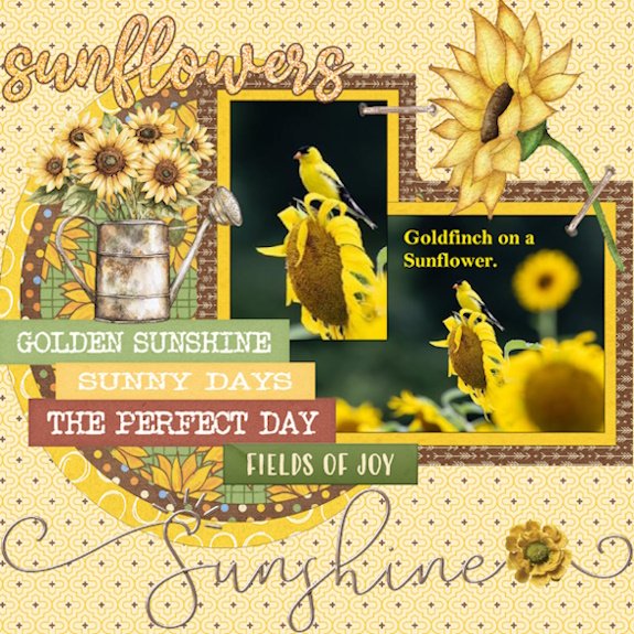 Sept.2025 GingerScraps- Created With Rewards-Goldfinch on a sunflower.jpg