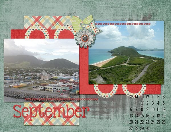 September 15 Calendar - April Mini Kit challenge