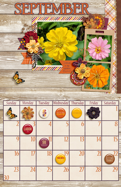 September 2018 Calendar