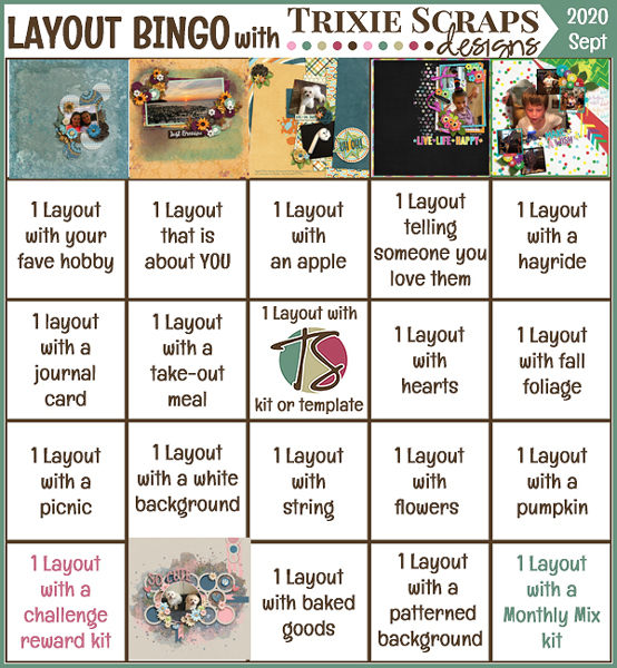 September 2020 Bingo