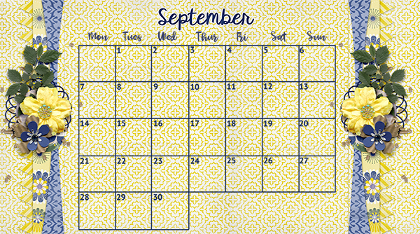 September 2020 Calendar