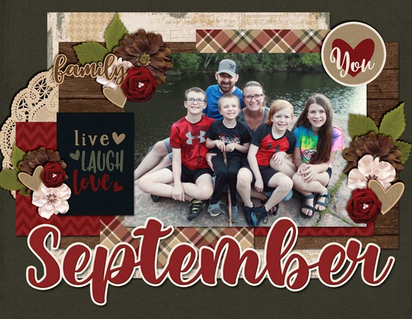 September Calendar Topper