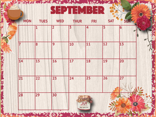September calendar