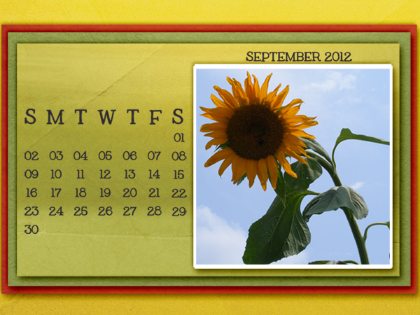 September Desktop For Frannie
