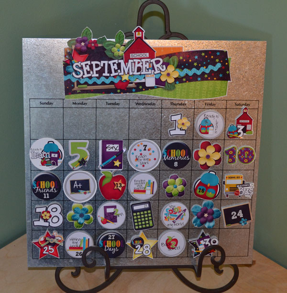 September Hybrid Calendar