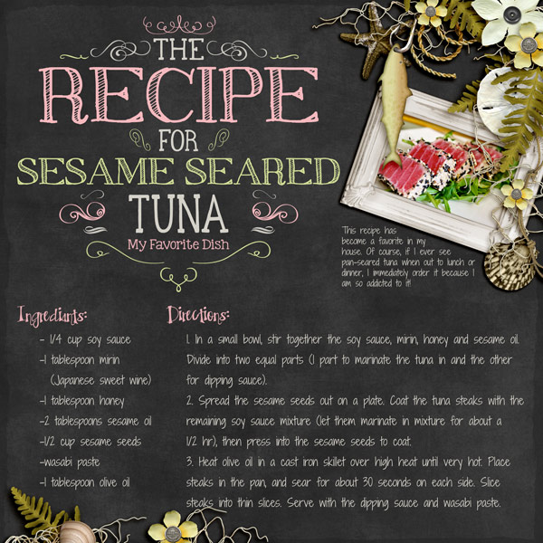 Sesame Seared Tuna